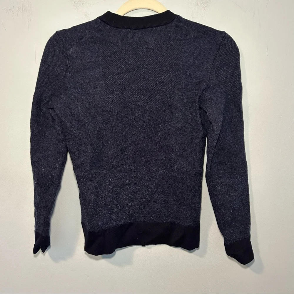 BOSS Hugo Boss Blue & Black Maurillo Regular-Fit Sweater Size Medium Kids